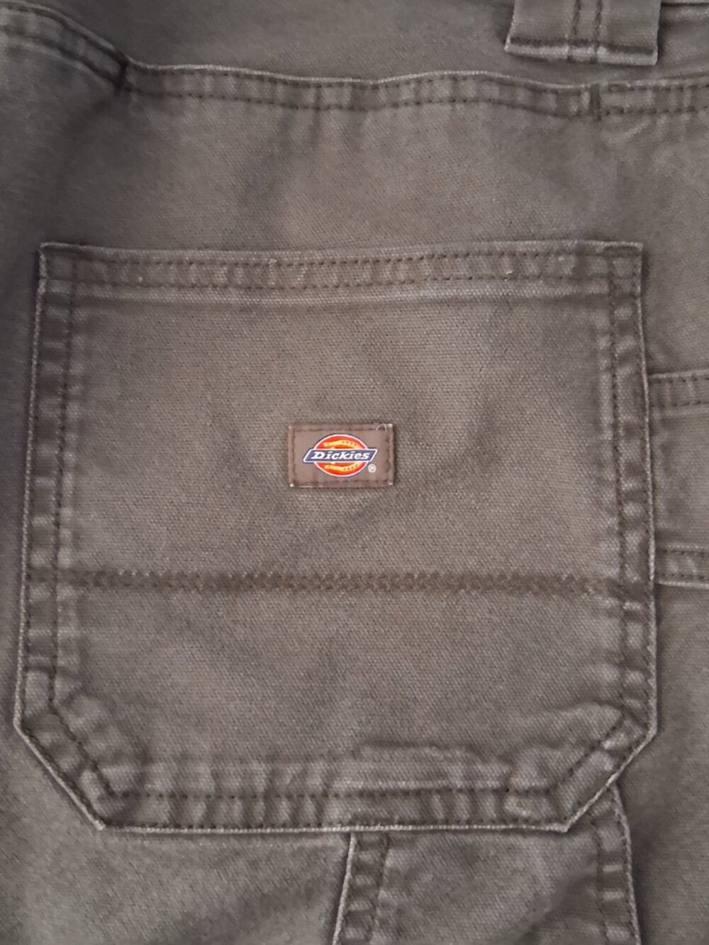 Dickies Flex Cargo Green Utility Pants Mid Rise 4 Regular - Picture 4 of 10